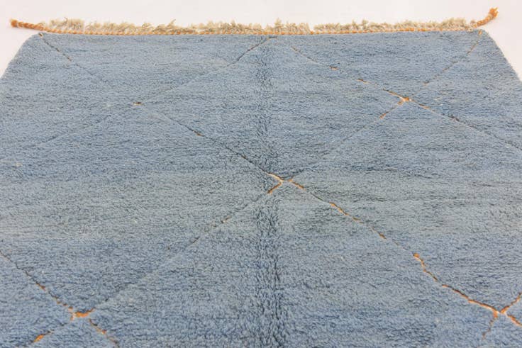 Detail image of 7' x 10' 2 Hand Knotted Moroccan Wool Rug
