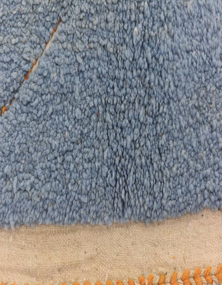 Detail image of 7' x 10' 2 Hand Knotted Moroccan Wool Rug
