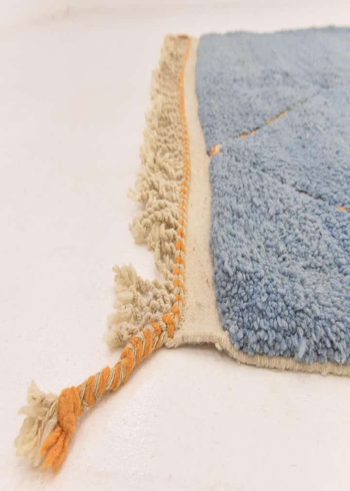 7' x 10' 2 Hand Knotted Moroccan Wool Rug