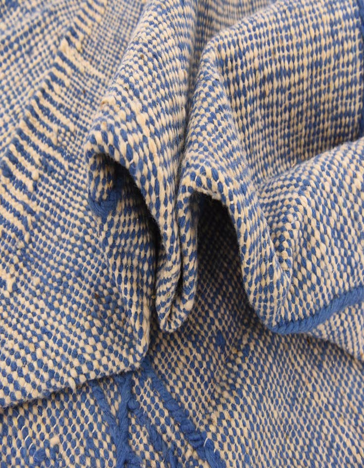 Detail image of 6' 8 x 10' 5  Hand Knotted Moroccan Wool Rug