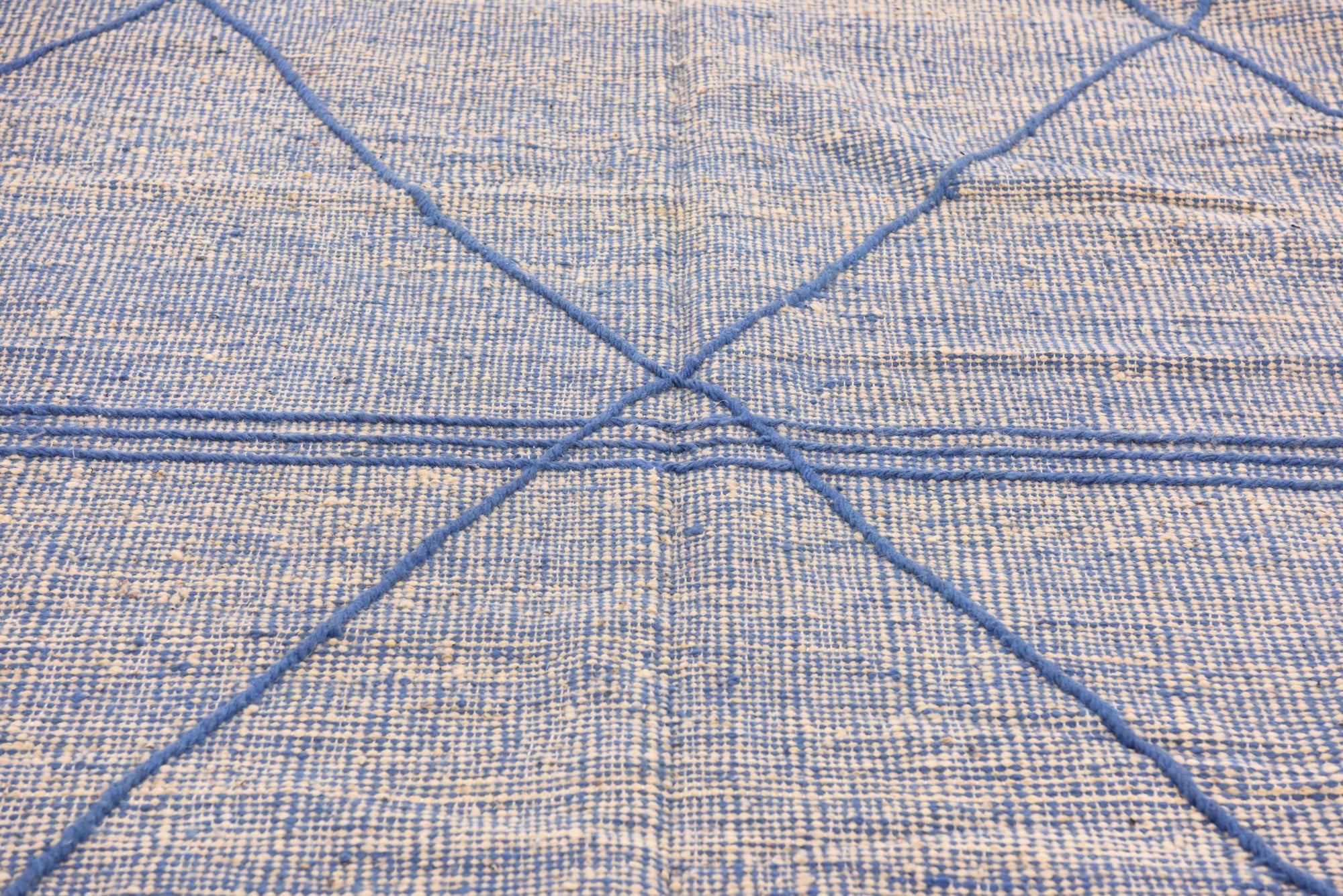 6' 8 x 10' 5 Hand Knotted Moroccan Wool Rug