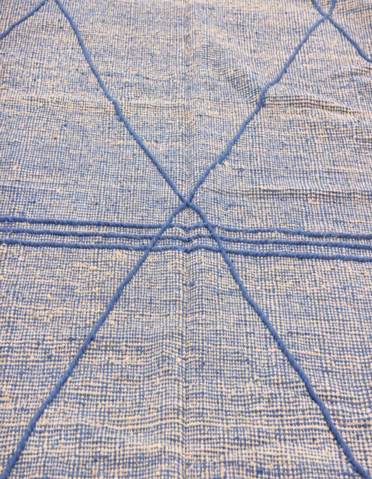 Detail image of 6' 8 x 10' 5  Hand Knotted Moroccan Wool Rug