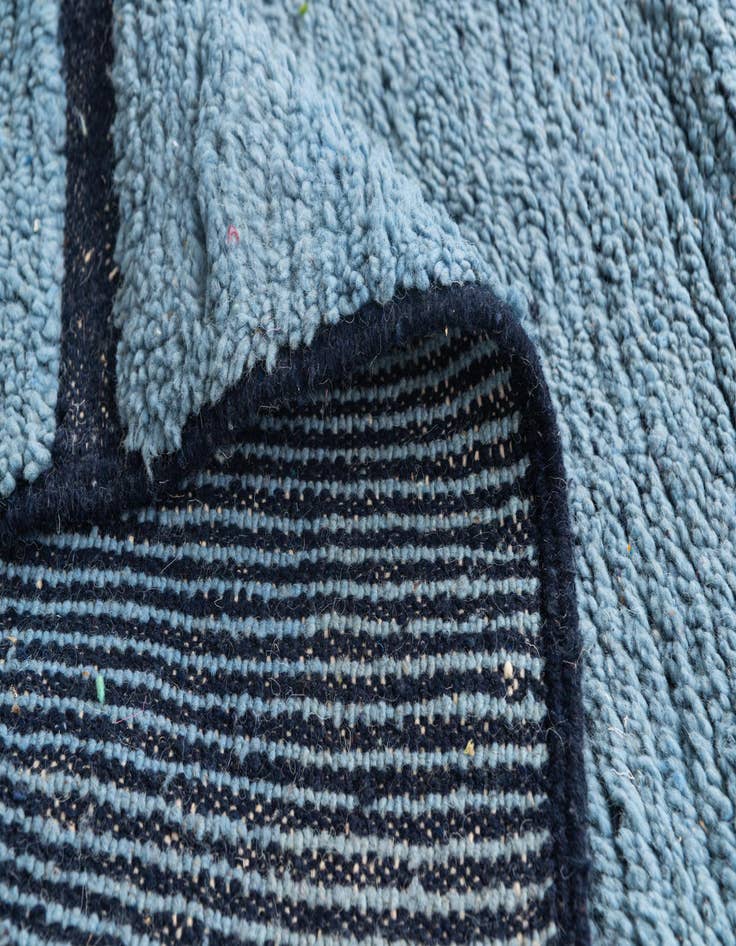 Detail image of 6' 5 x 10' 5  Hand Knotted Moroccan Wool Rug