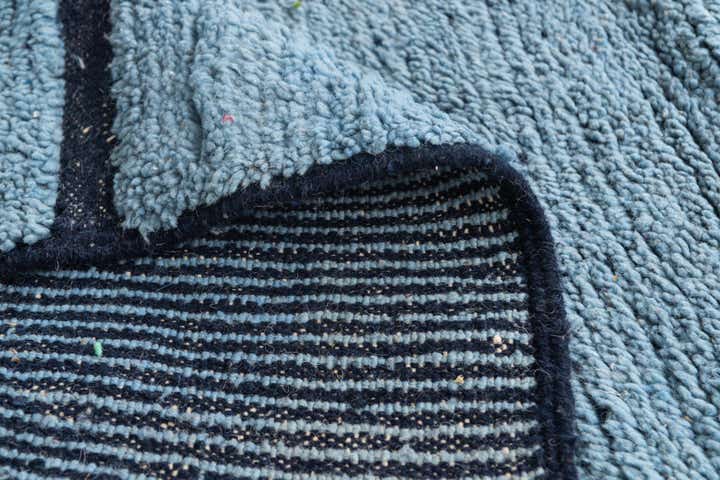 6' 5 x 10' 5 Hand Knotted Moroccan Wool Rug