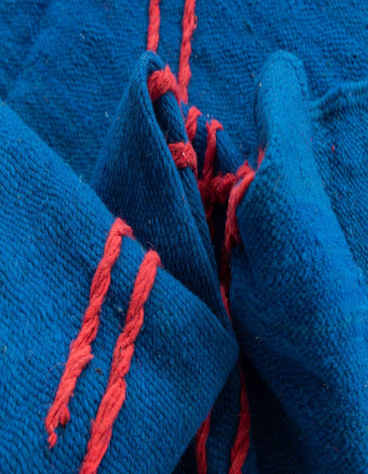 Detail image of 6' 2 x 9' 8  Hand Knotted Moroccan Wool Rug