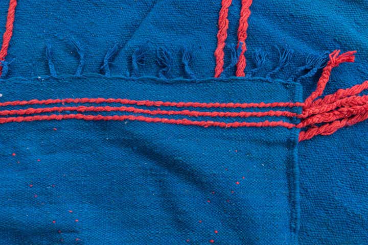 6' 2 x 9' 8 Hand Knotted Moroccan Wool Rug