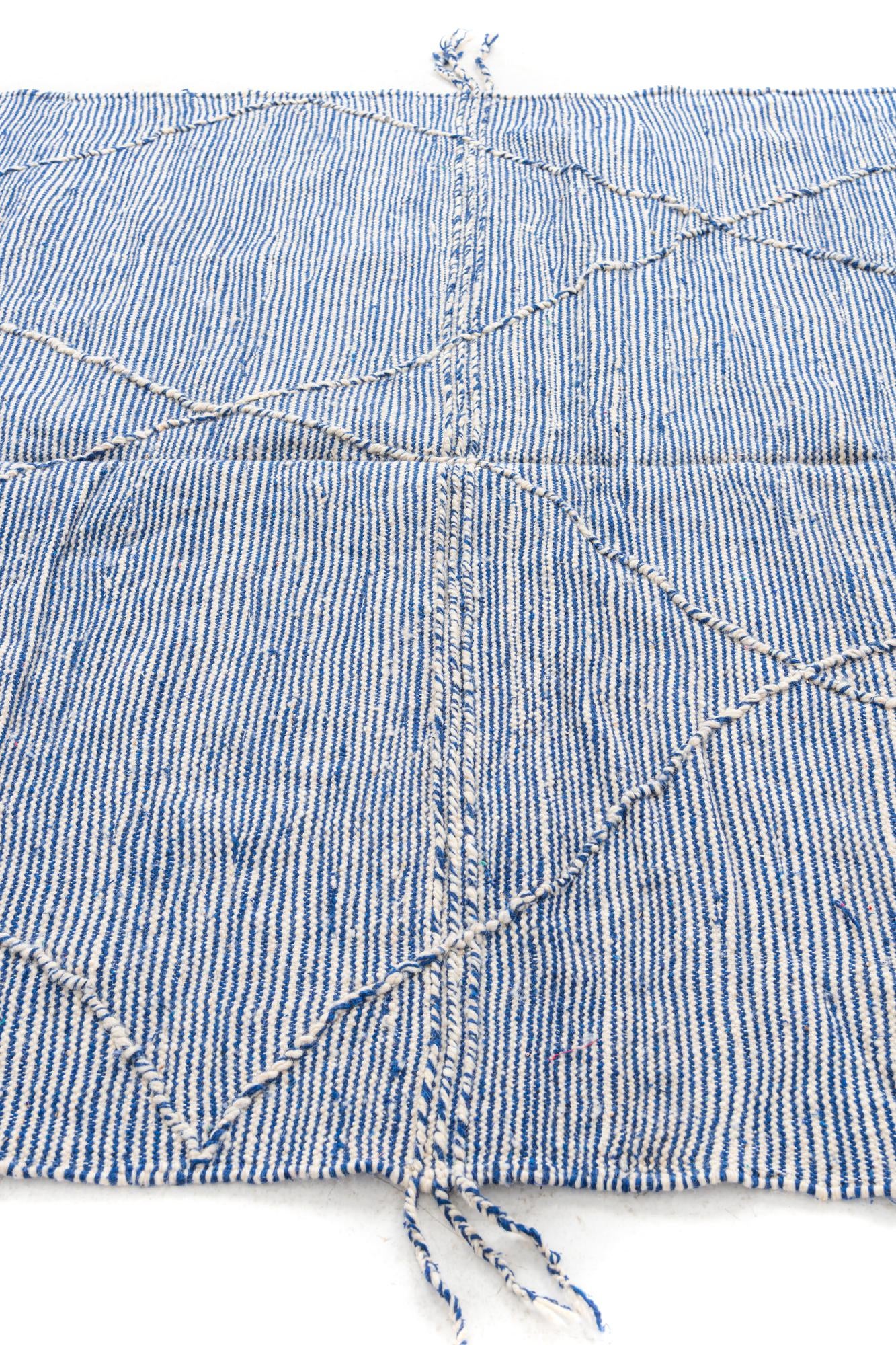 6' 3 x 9' 10 Hand Knotted Moroccan Wool Rug