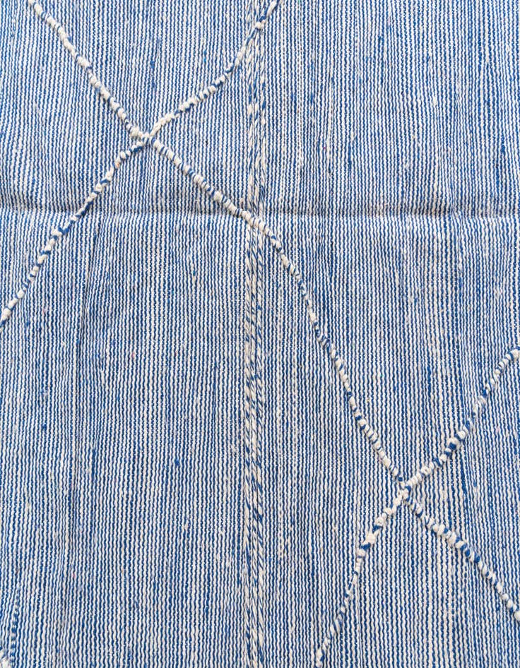 Detail image of 6' 3 x 9' 10  Hand Knotted Moroccan Wool Rug