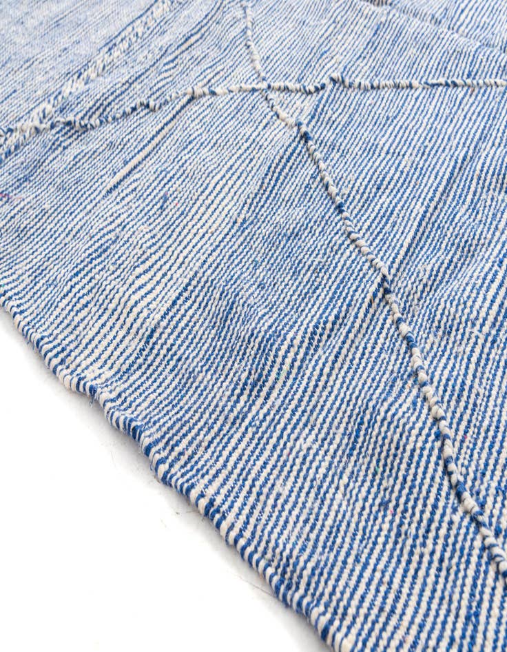 Detail image of 6' 3 x 9' 10  Hand Knotted Moroccan Wool Rug