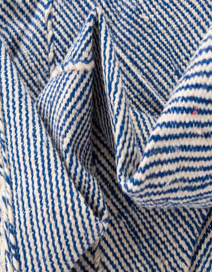 Detail image of 6' 3 x 9' 10  Hand Knotted Moroccan Wool Rug