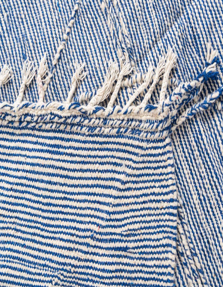 Detail image of 6' 3 x 9' 10  Hand Knotted Moroccan Wool Rug