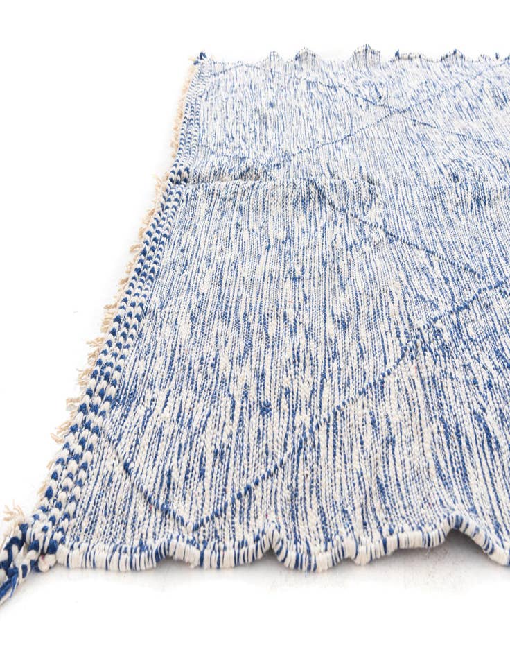 Detail image of 6' 10 x 9' 5  Hand Knotted Moroccan Wool Rug