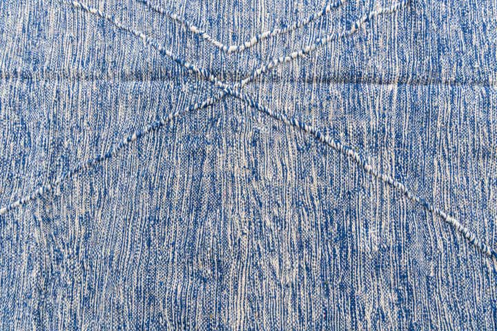 8' x 11' 9 Hand Knotted Moroccan Wool Rug