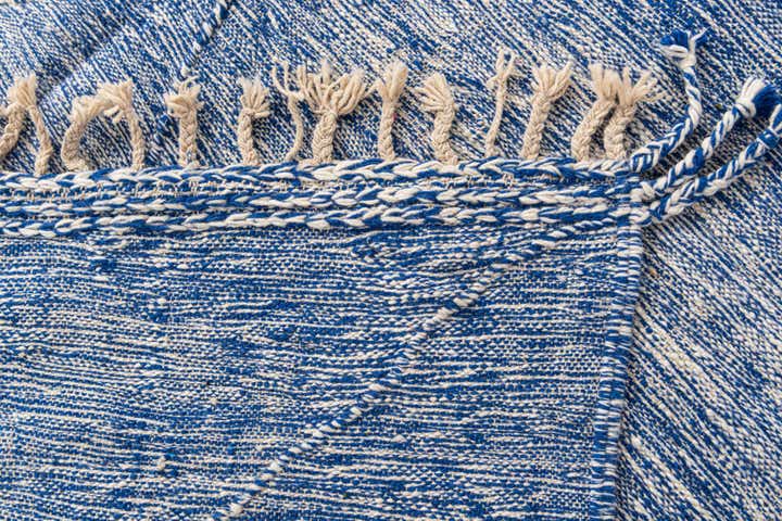 8' x 11' 9 Hand Knotted Moroccan Wool Rug