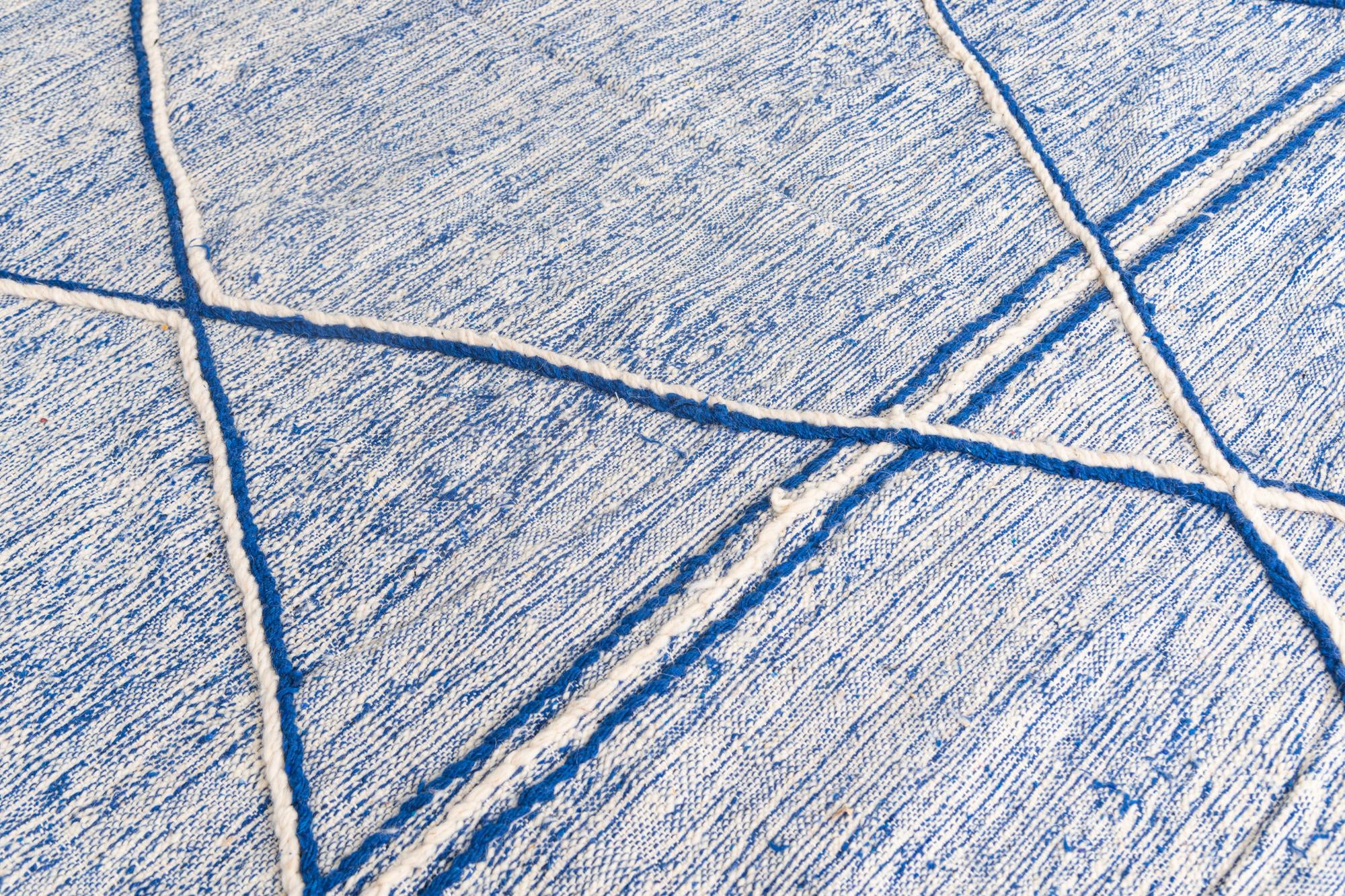 6' 5 x 9' 10 Hand Knotted Moroccan Wool Rug
