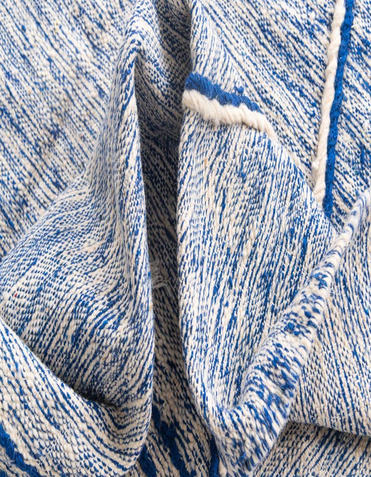 Detail image of 6' 5 x 9' 10  Hand Knotted Moroccan Wool Rug