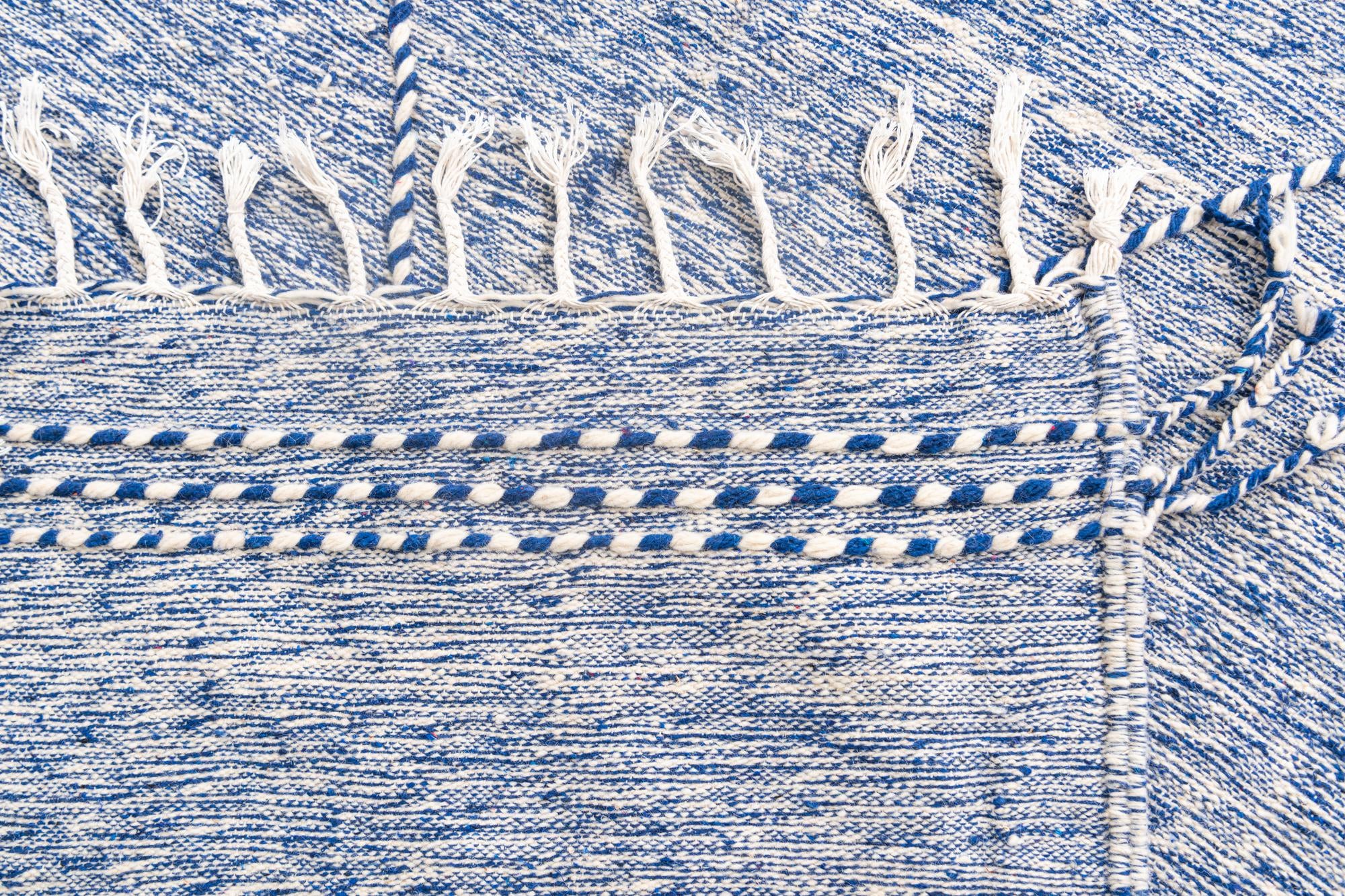 6' 5 x 10' 5 Hand Knotted Moroccan Wool Rug