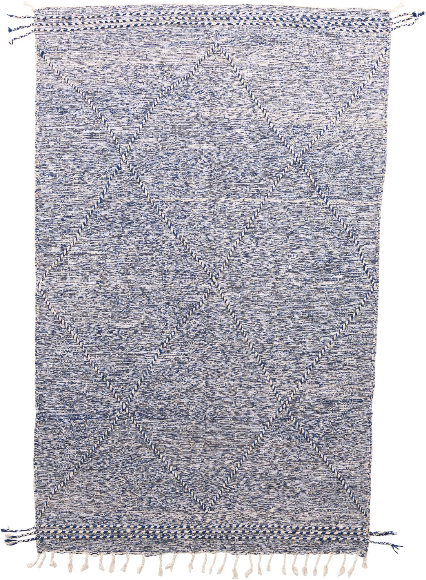 6' 5 x 10' 5 Hand Knotted Moroccan Wool Rug