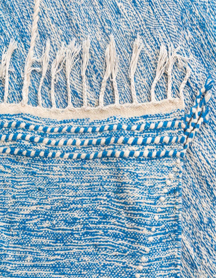 Detail image of 6' 7 x 10' 4  Hand Knotted Moroccan Wool Rug