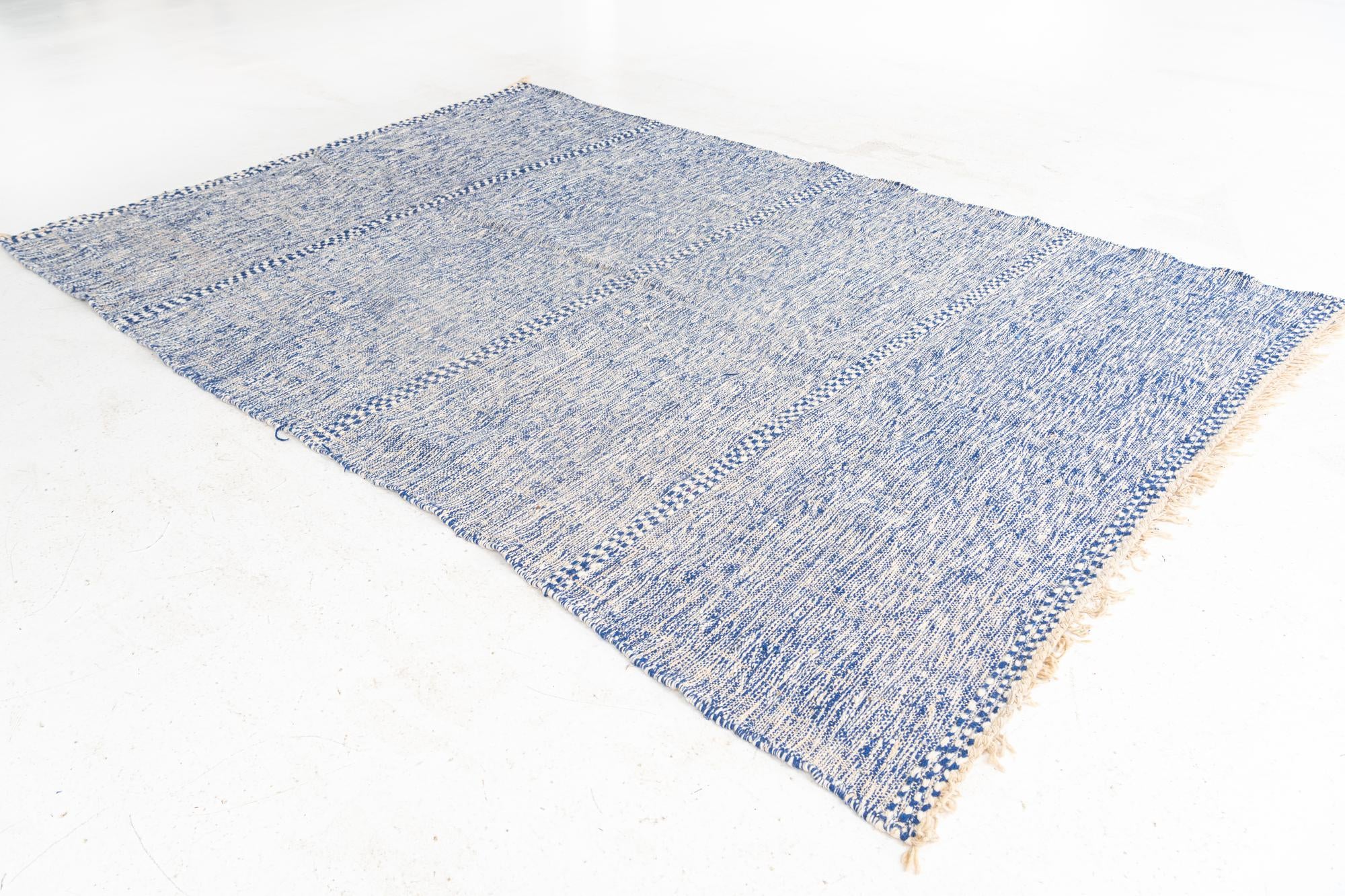 6' 3 x 9' 8 Hand Knotted Moroccan Wool Rug