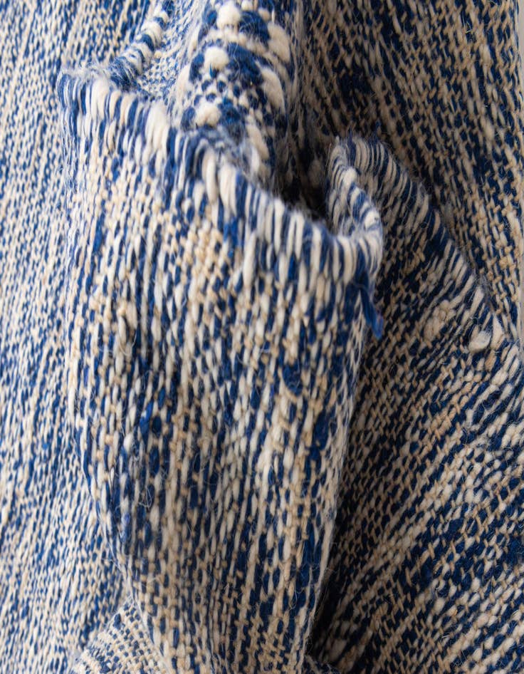 Detail image of 6' 3 x 9' 8  Hand Knotted Moroccan Wool Rug