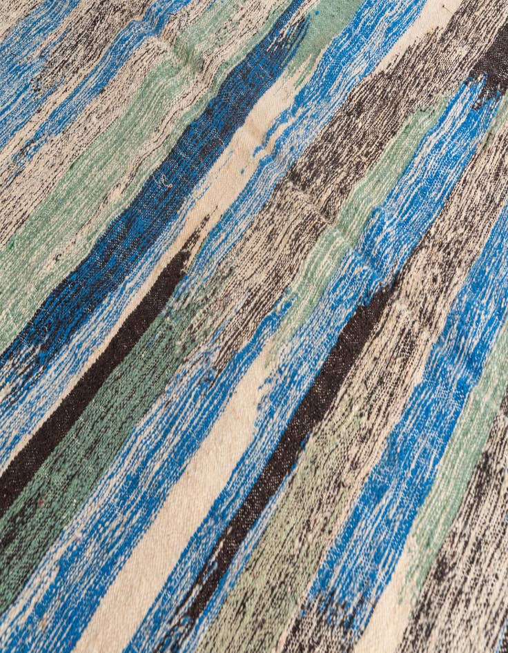 Detail image of 6' 6 x 9' 10 Hand Knotted Moroccan Wool Rug