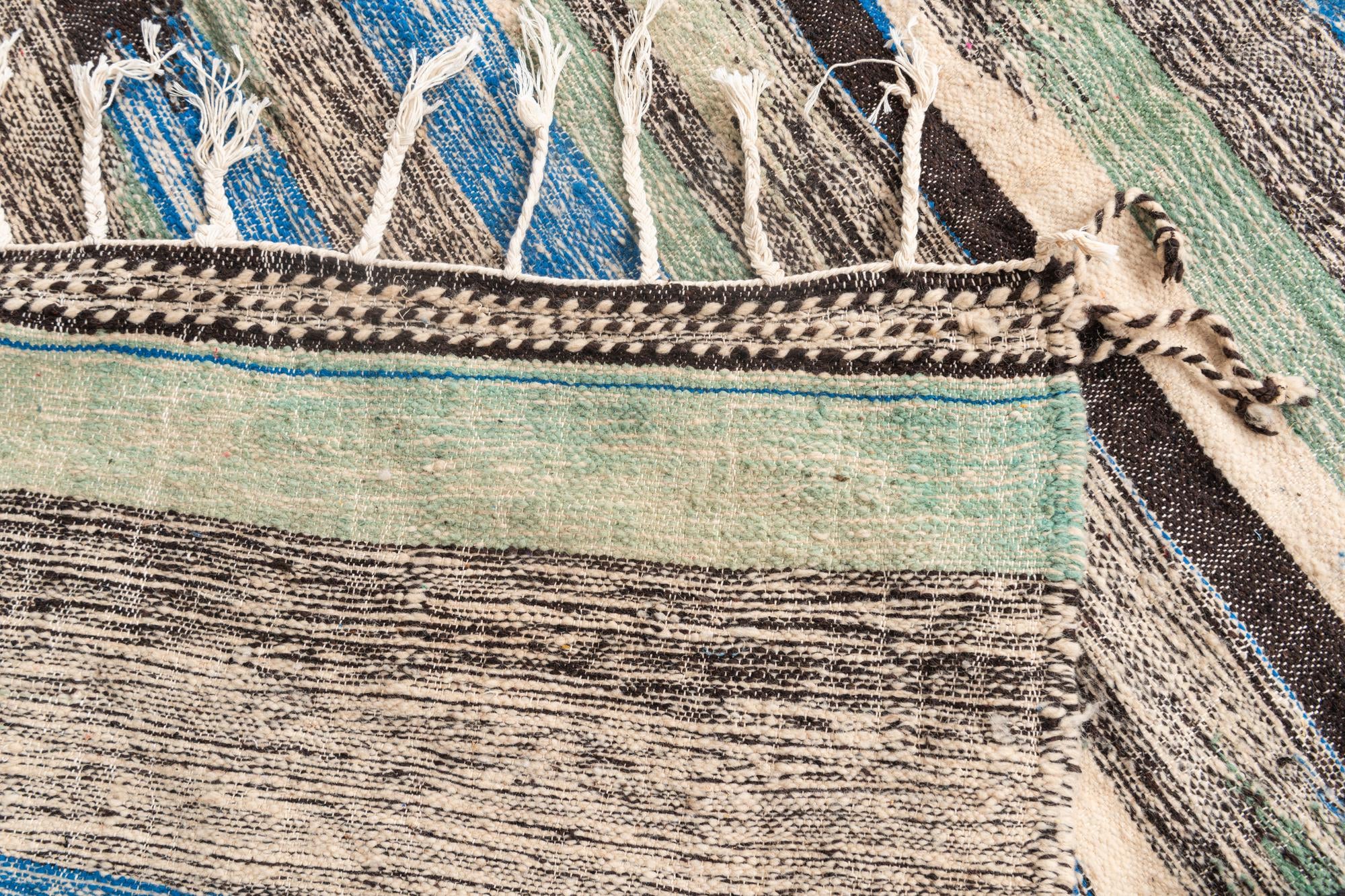 6' 6 x 9' 10 Hand Knotted Moroccan Wool Rug