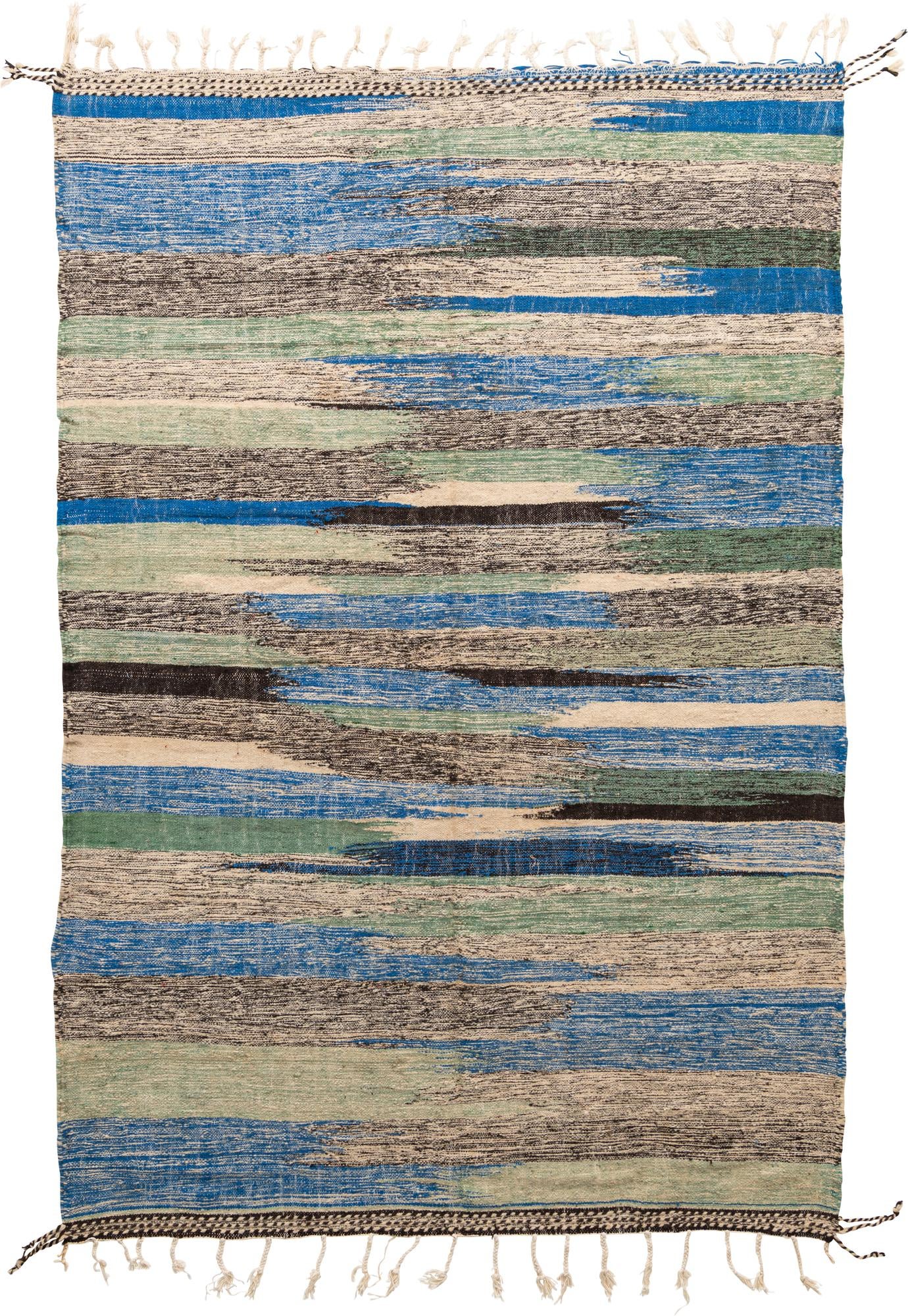 6' 6 x 9' 10 Hand Knotted Moroccan Wool Rug