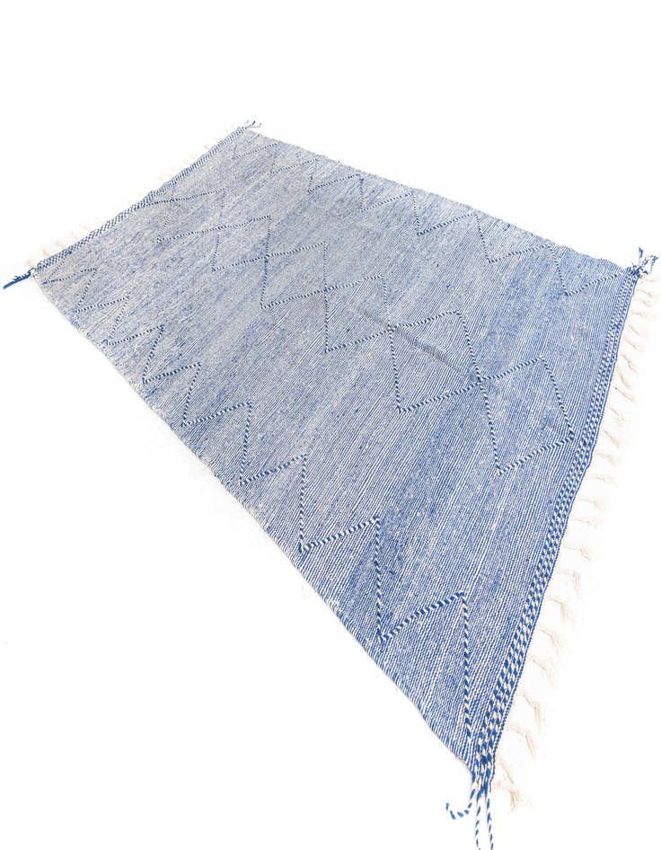 Detail image of 6' 2 x 10' 3  Hand Knotted Moroccan Wool Rug