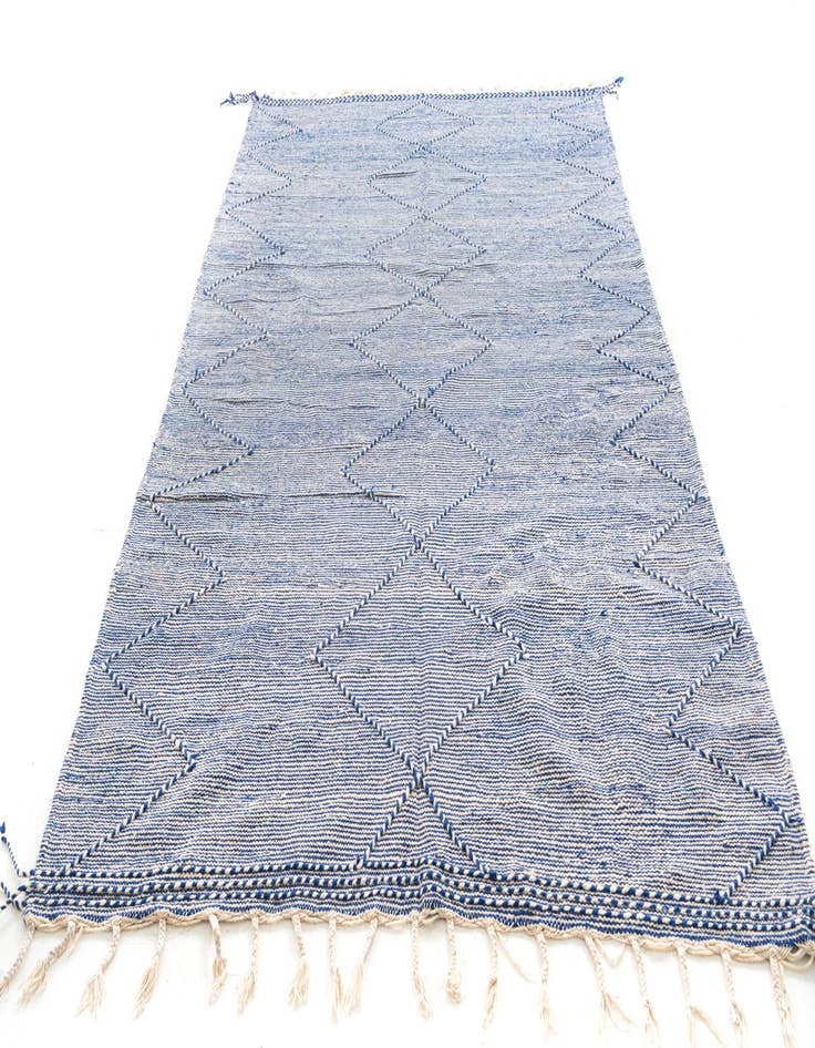 Detail image of 6' 2 x 10' 3  Hand Knotted Moroccan Wool Rug