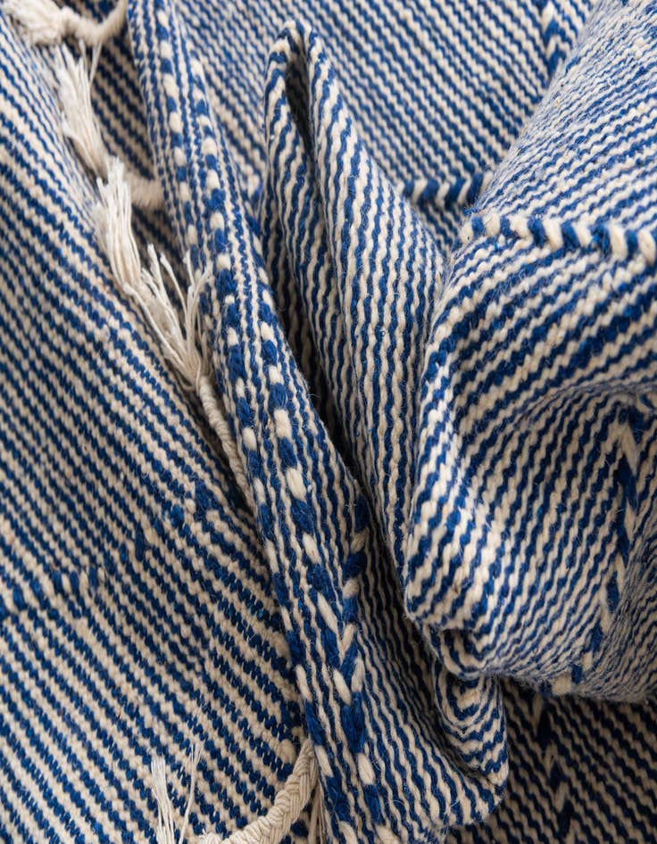 Detail image of 6' 2 x 10' 3  Hand Knotted Moroccan Wool Rug