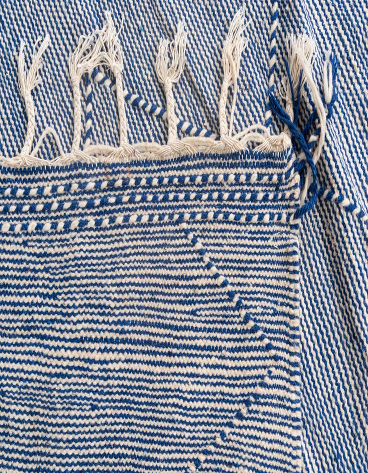 Detail image of 6' 2 x 10' 3  Hand Knotted Moroccan Wool Rug