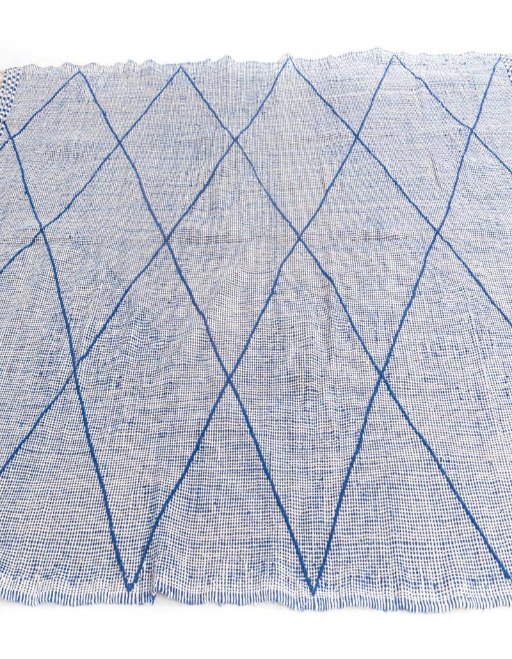 Detail image of 6' 4 x 9' 9  Hand Knotted Moroccan Wool Rug