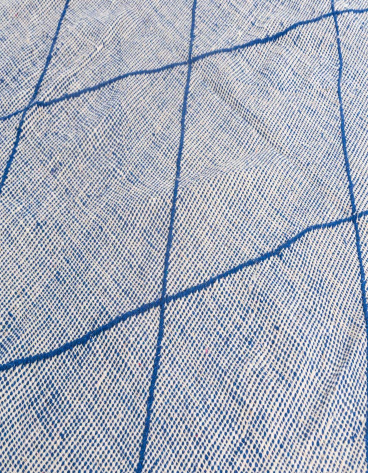 Detail image of 6' 4 x 9' 9  Hand Knotted Moroccan Wool Rug