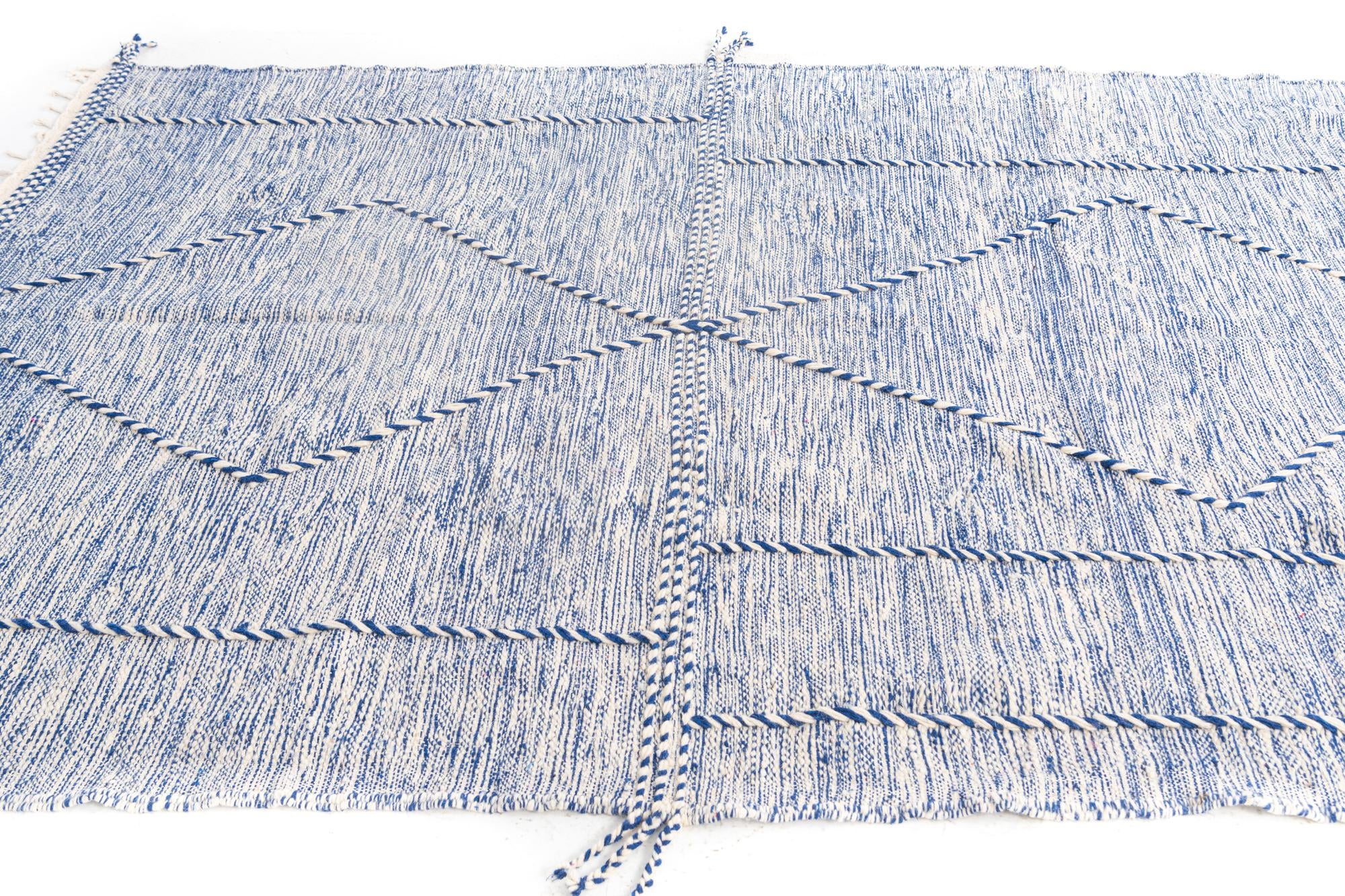 6' 7 x 9' 7 Hand Knotted Moroccan Wool Rug