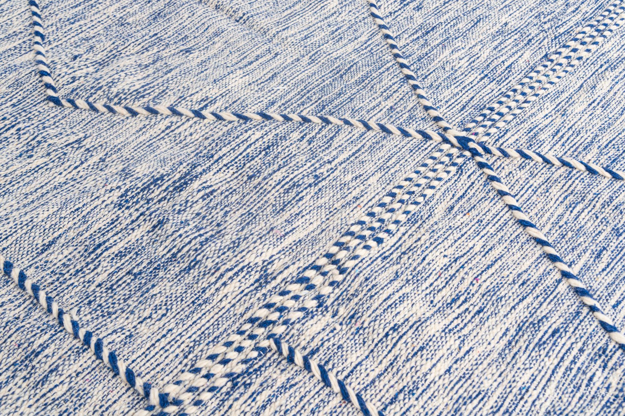 6' 7 x 9' 7 Hand Knotted Moroccan Wool Rug