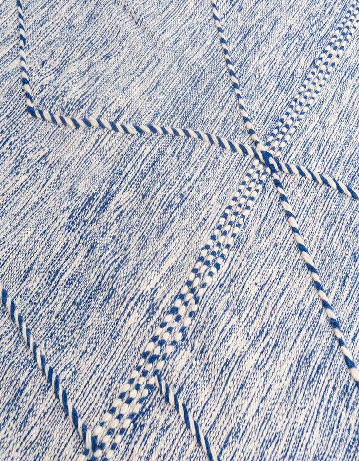 Detail image of 6' 7 x 9' 7  Hand Knotted Moroccan Wool Rug