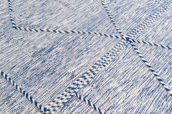 6' 7 x 9' 7 Hand Knotted Moroccan Wool Rug