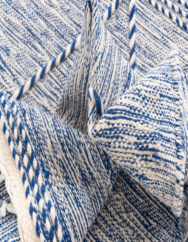 Detail image of 6' 7 x 9' 7  Hand Knotted Moroccan Wool Rug