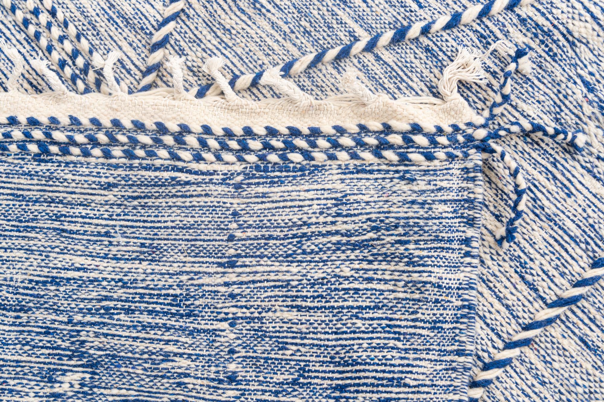 6' 7 x 9' 7 Hand Knotted Moroccan Wool Rug