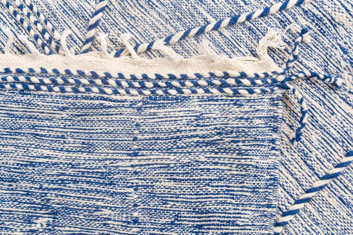 6' 7 x 9' 7 Hand Knotted Moroccan Wool Rug