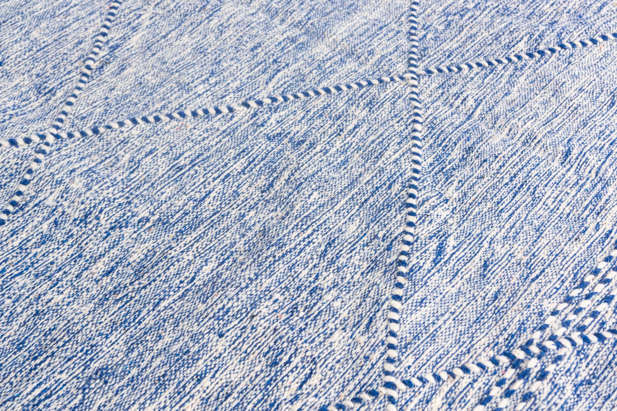 6' 7 x 10' Hand Knotted Moroccan Wool Rug