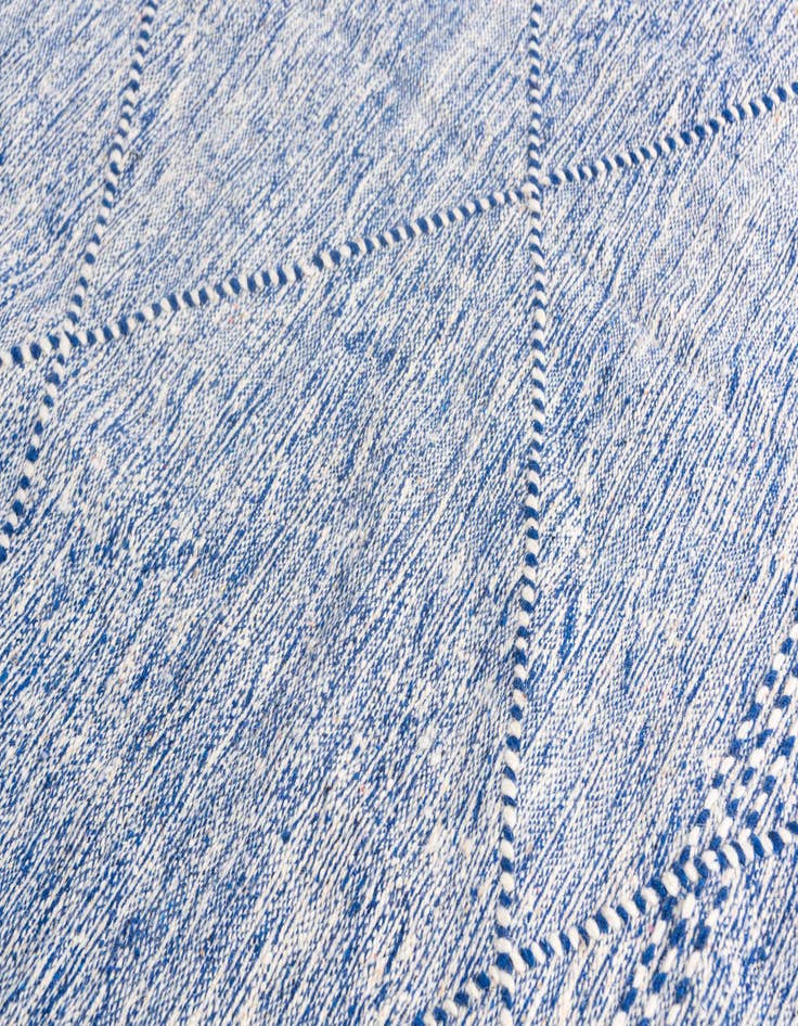Detail image of 6' 7 x 10'  Hand Knotted Moroccan Wool Rug