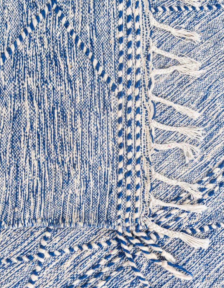 Detail image of 6' 7 x 10'  Hand Knotted Moroccan Wool Rug