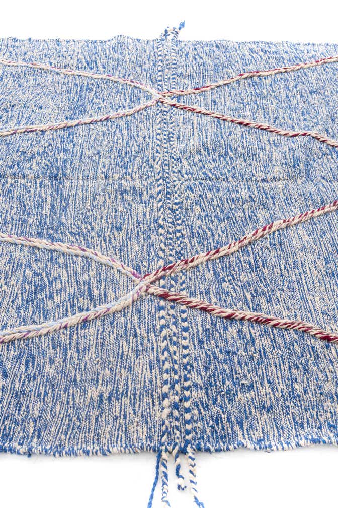6' 7 x 9' 6 Hand Knotted Moroccan Wool Rug