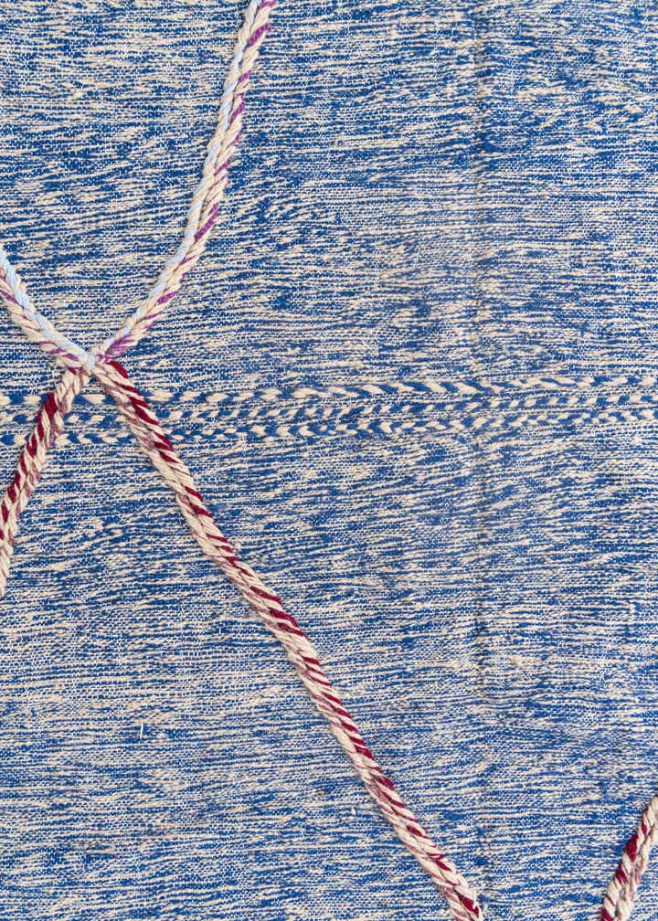 6' 7 x 9' 6 Hand Knotted Moroccan Wool Rug