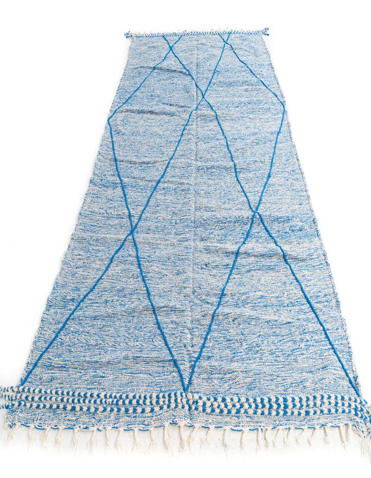 Detail image of 6' 2 x 10' 5  Hand Knotted Moroccan Wool Rug