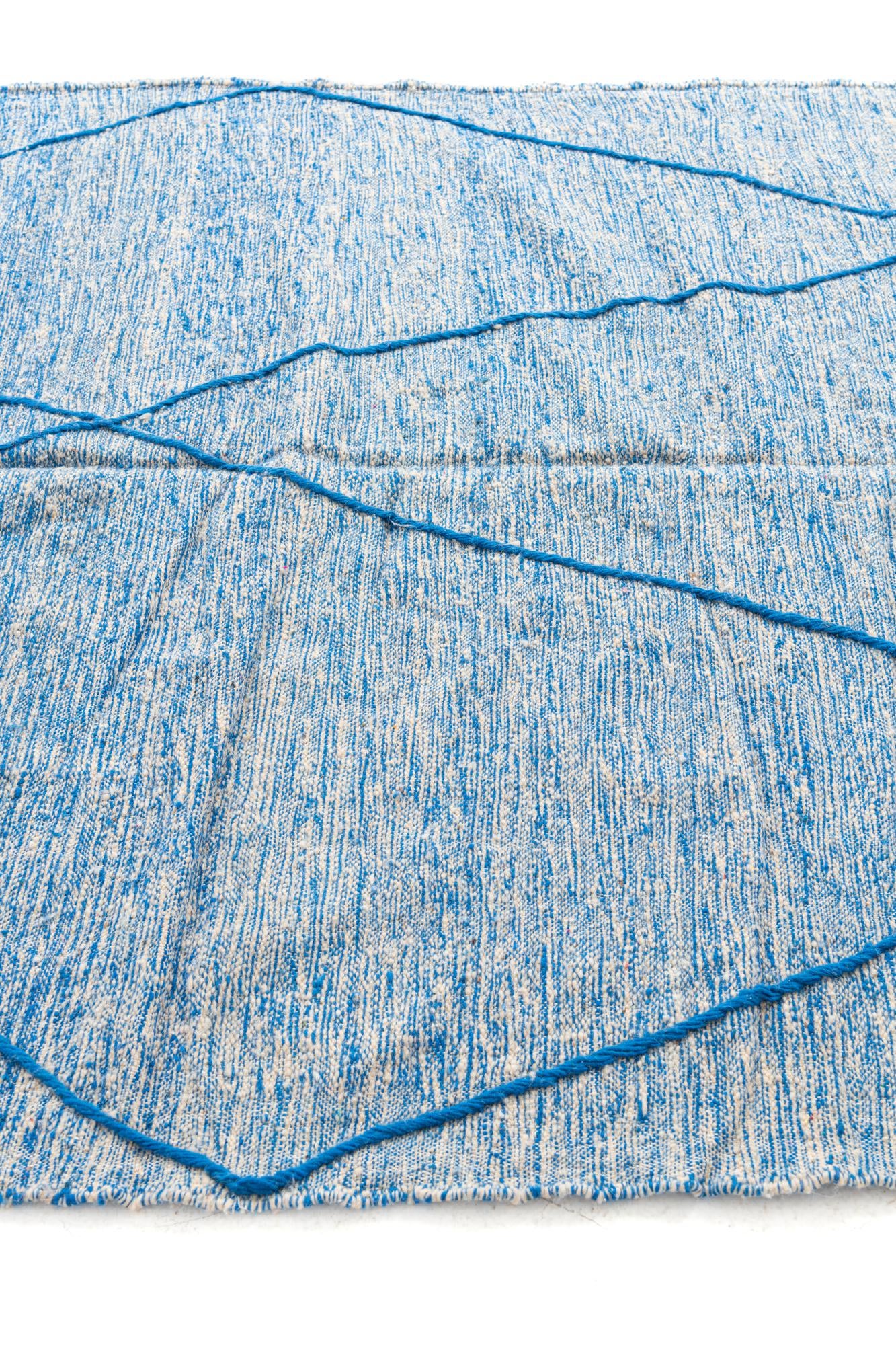 6' 2 x 10' 5 Hand Knotted Moroccan Wool Rug