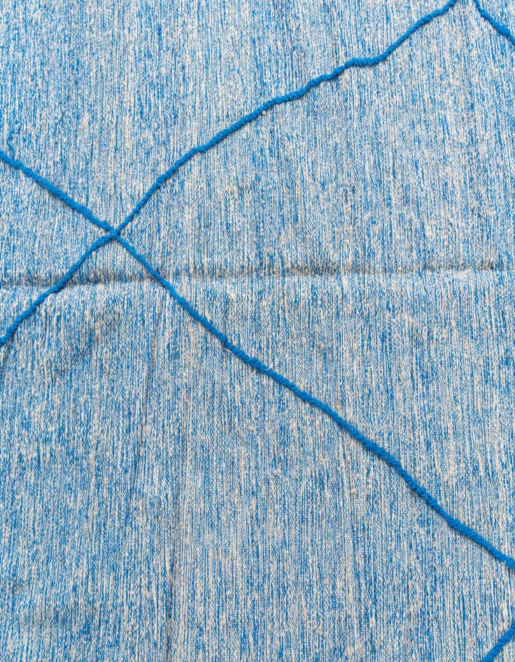 Detail image of 6' 2 x 10' 5  Hand Knotted Moroccan Wool Rug