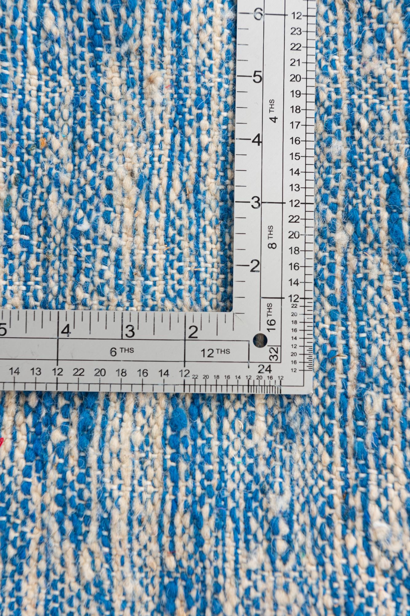 6' 2 x 10' 5 Hand Knotted Moroccan Wool Rug